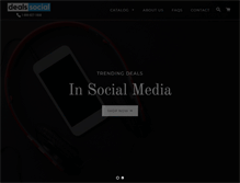Tablet Screenshot of dealssocial.com